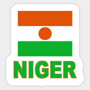 The Pride of Niger - National Flag Design Sticker